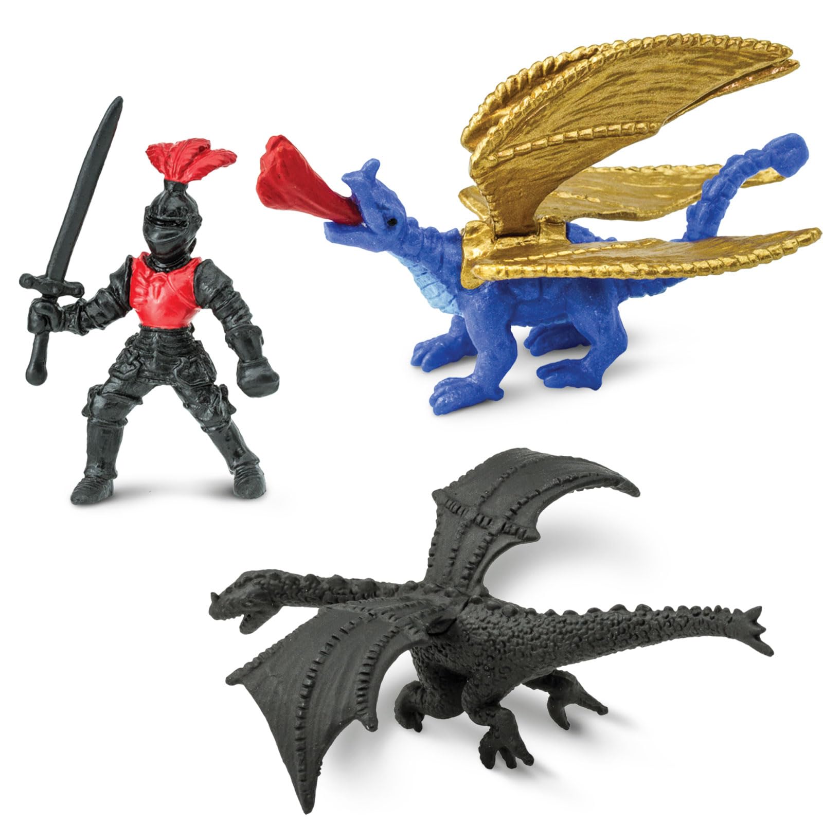 Amazon.com: Safari Ltd. Knights & Dragons TOOB - 9 Mini Figurines